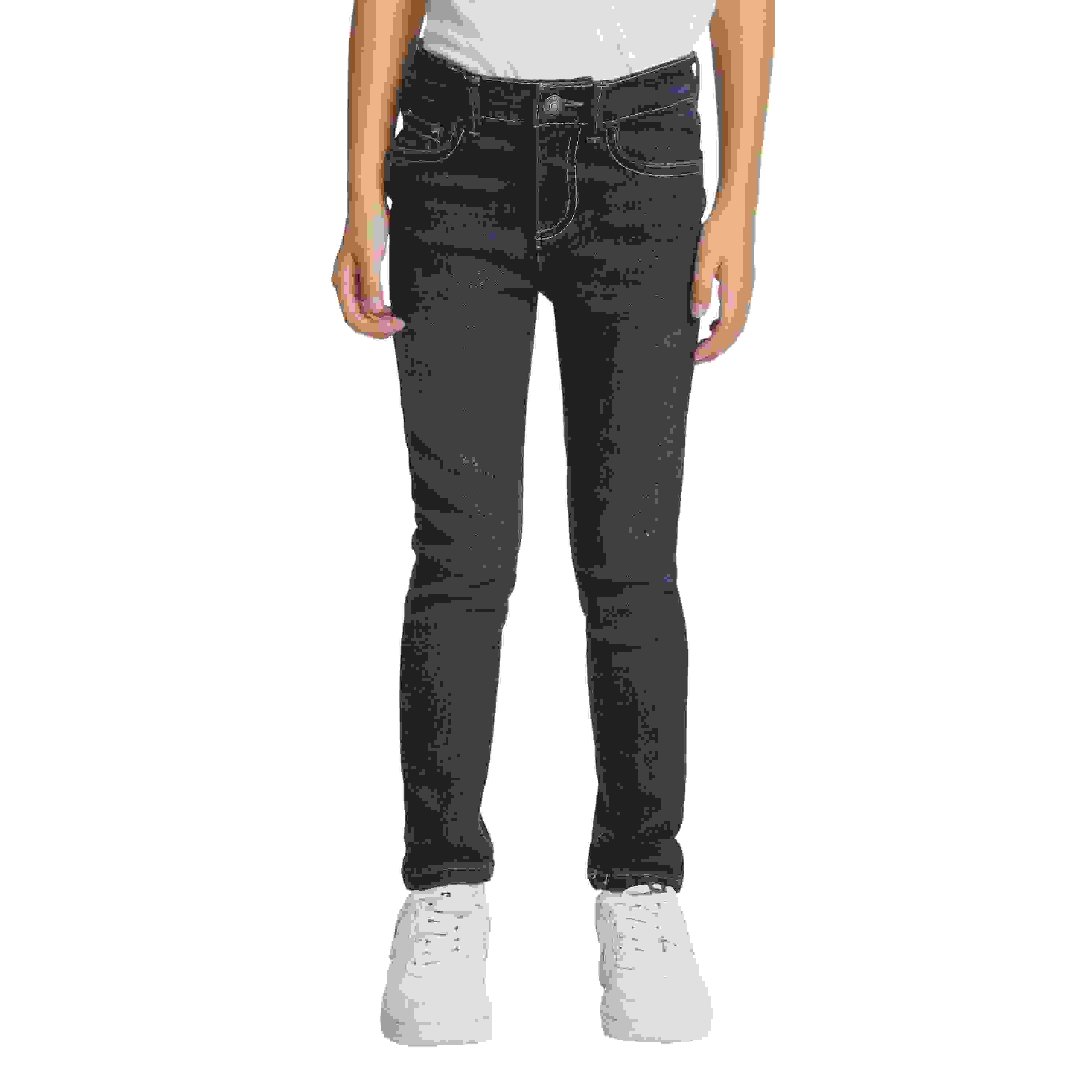 Levi's 710 Super Skinny Fit Slim Little Girls' Navy Wash Denim Jeans